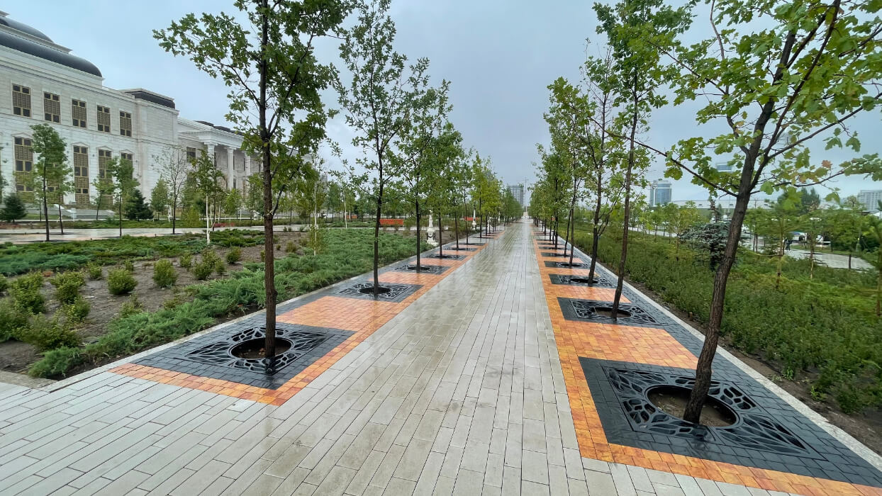 Приствольная решетка для дерева ZKING CRUST 1.2х1.2м Черная в Заводоуковске фото