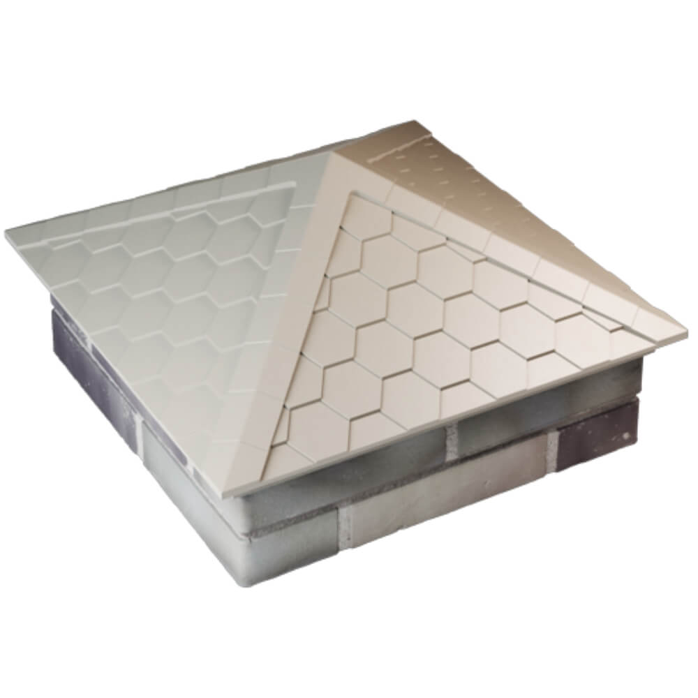 Колпак Zking Эверест Бежевый на столб 2х2 кирпича (535х535мм) Заводоуковск фото