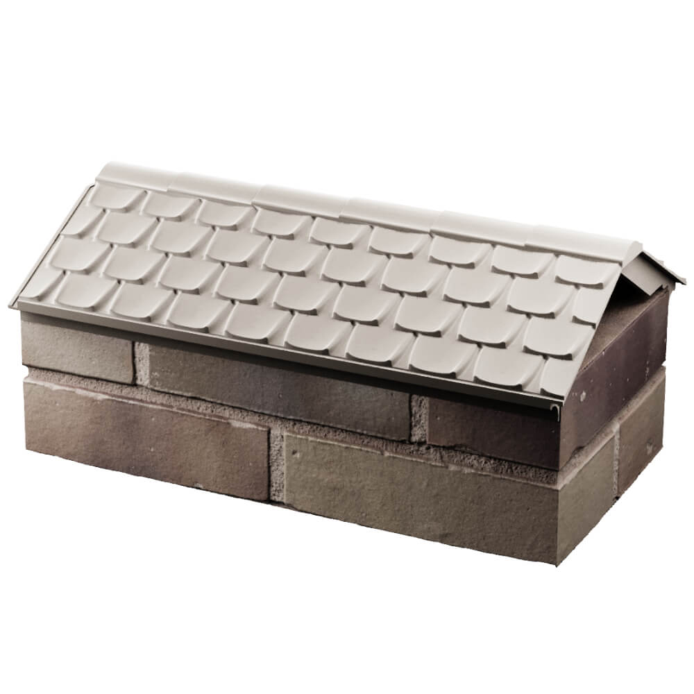 Парапет Zking Эльбрус Бежевый с посадкой на 1 кирпич (255мм) в Заводоуковске фото