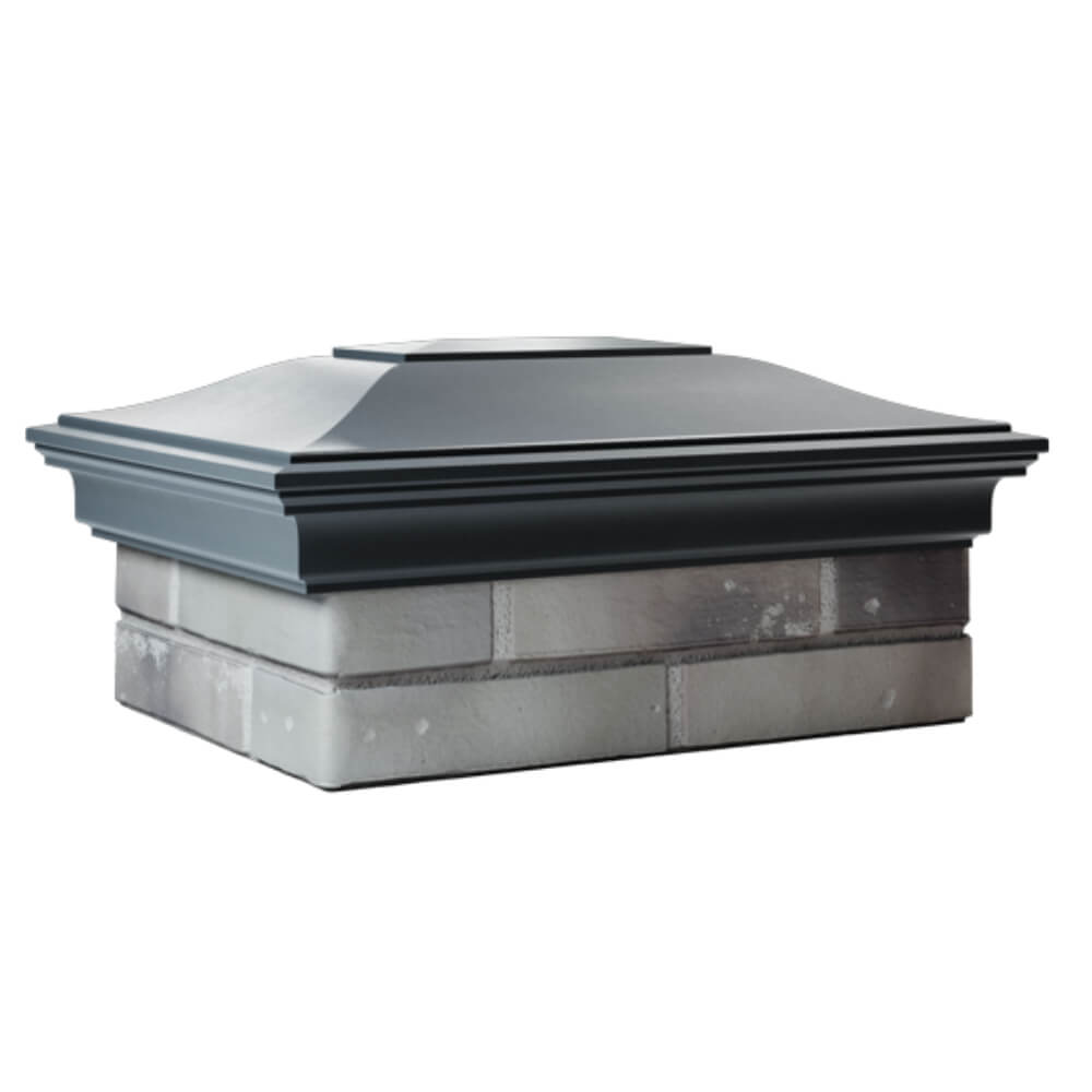 Колпак Zking Монблан Серый на столб 2х1.5 кирпича (515х385мм) в Заводоуковске фото