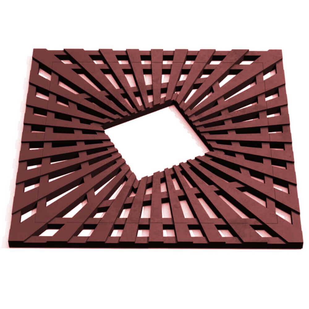 Приствольная решетка для дерева ZKING ATMOSPHERE 1.2х1.2м Коричневая Заводоуковск фото