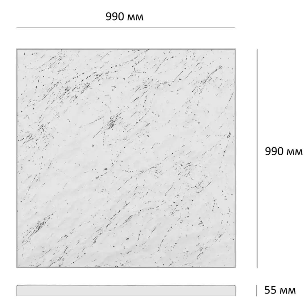 Шаговая плита STONE Светлая Галька 990х990х55мм в Заводоуковске фото