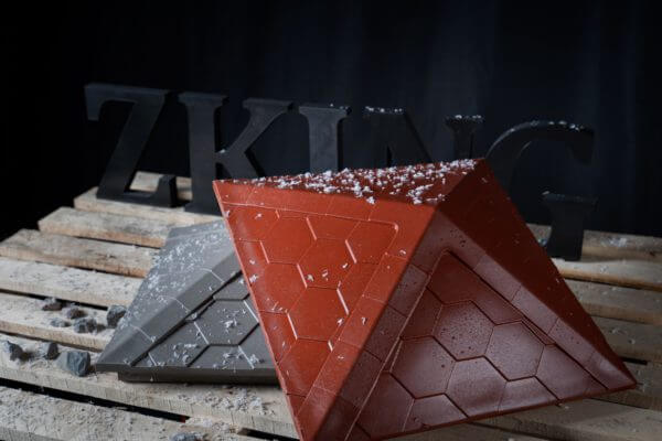 Колпак Zking Эверест Красный на столб 1.5х1.5 кирпича (390х390мм) в Заводоуковске фото