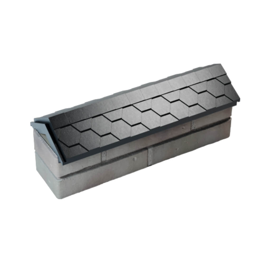 Парапет Zking Эверест Черный с посадкой на 0.5 кирпича (130мм) в Заводоуковске фото