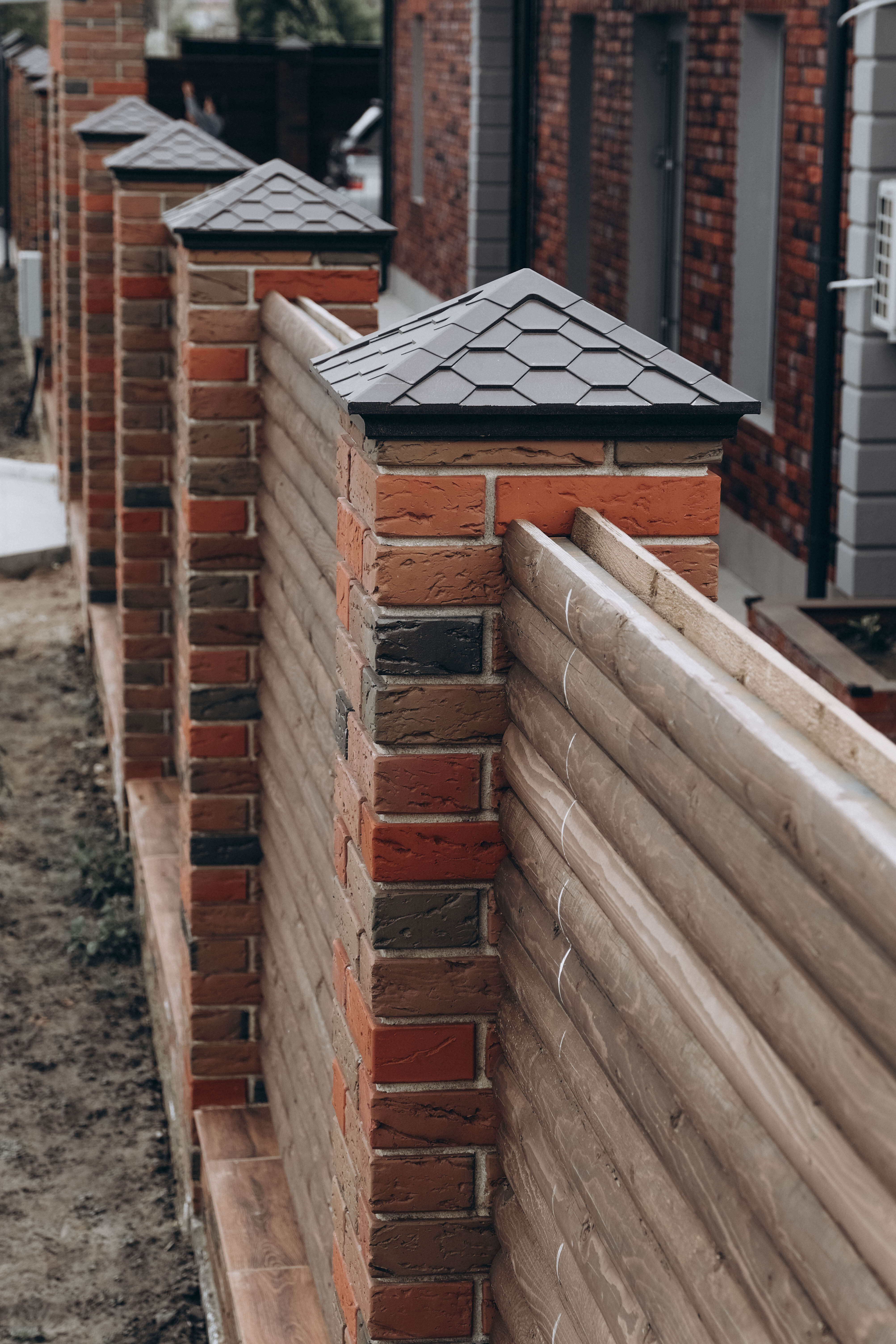 Колпак Zking Эверест Коричневый на столб 1.5х1.5 кирпича (390х390мм) в Заводоуковске фото