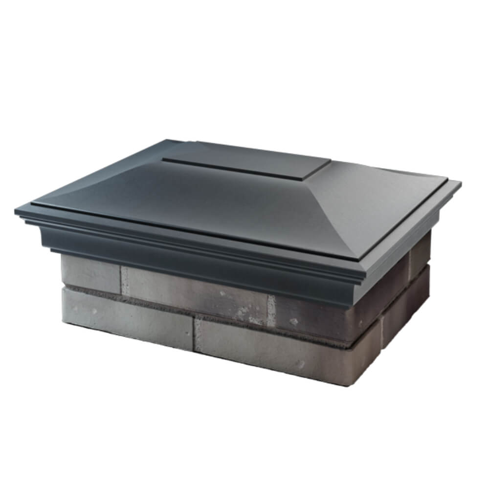 Колпак Zking Монблан Серый на столб 2х1.5 кирпича (515х385мм) в Заводоуковске фото