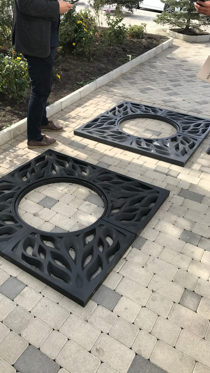 Приствольная решетка для дерева ZKING CRUST 1.2х1.2м Черная в Заводоуковске фото