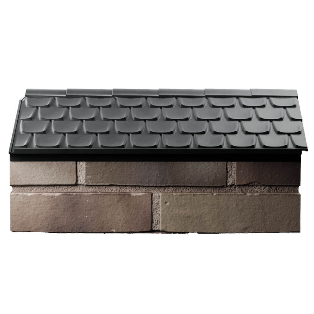 Парапет Zking Эльбрус Серый с посадкой на 1 кирпич (255мм) в Заводоуковске фото