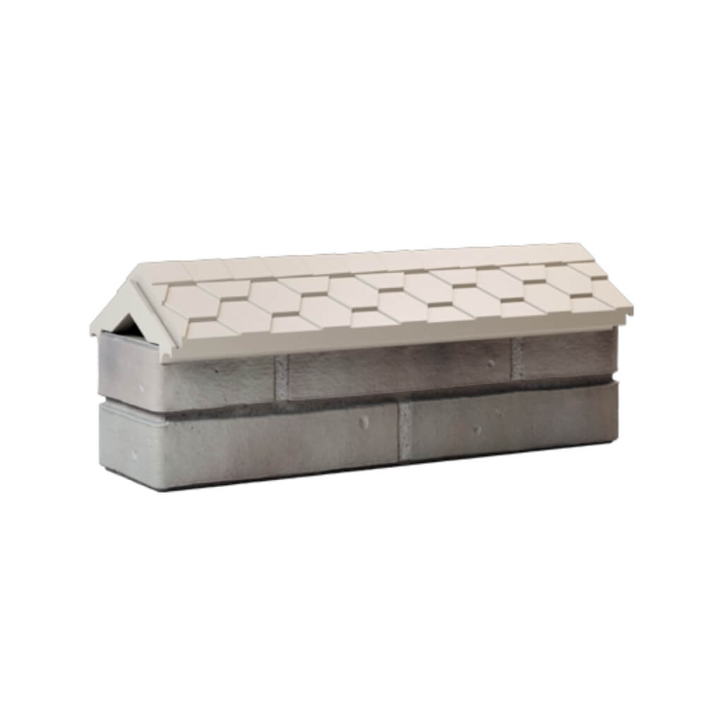 Парапет Zking Эверест Бежевый с посадкой на 0.5 кирпича (130мм) Заводоуковск фото