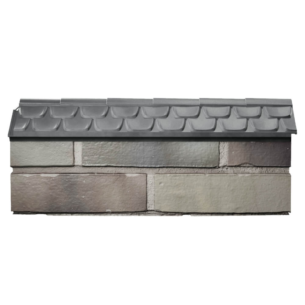 Парапет Zking Эльбрус Серый с посадкой на 0.5 кирпича (130мм) в Заводоуковске фото