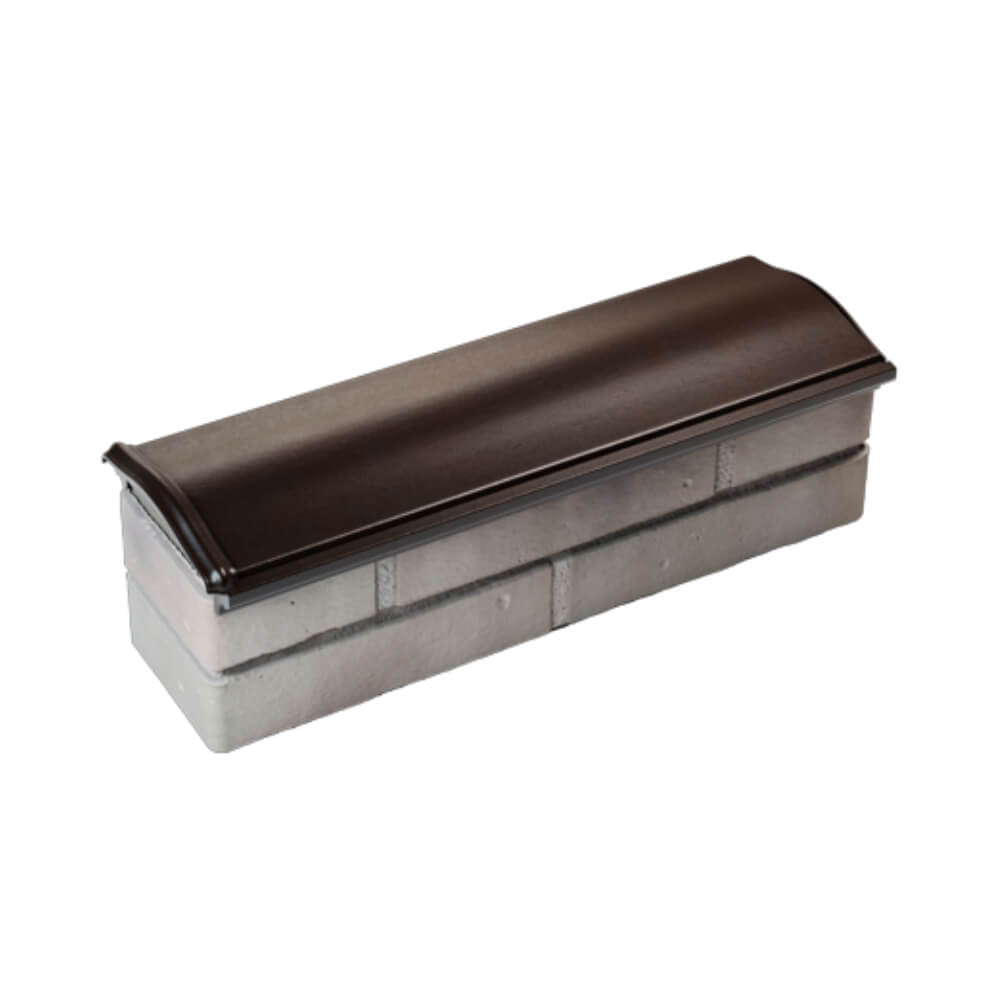 Парапет Zking Монблан Коричневый посадка на 0.5 кирпича (130мм) в Заводоуковске фото