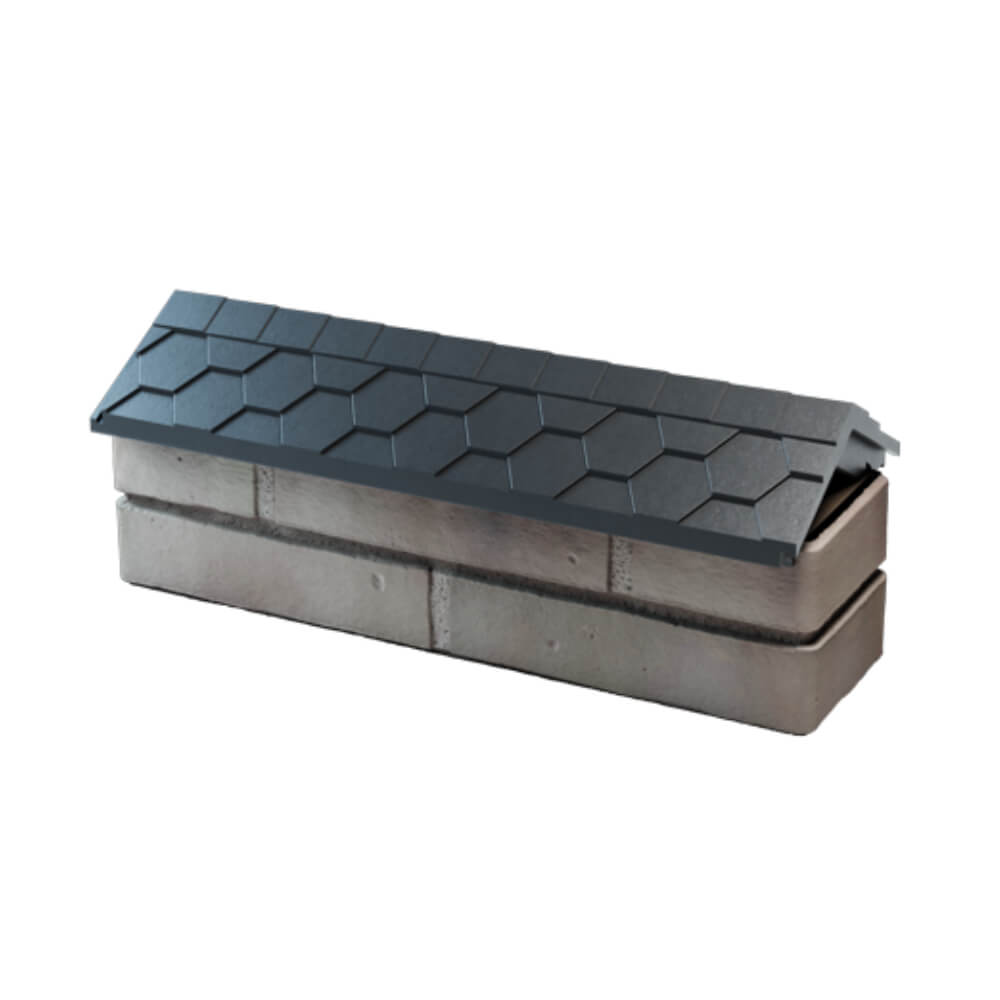 Парапет Zking Эверест Серый с посадкой на 0.5 кирпича (130мм) в Заводоуковске фото