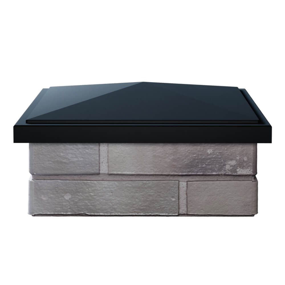 Колпак Zking БонаМоно Черный на столб 1.5х1.5 кирпича (385х385, 400х400мм) Заводоуковск фото