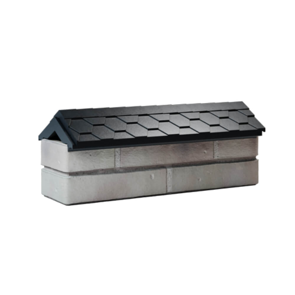 Парапет Zking Эверест Черный с посадкой на 0.5 кирпича (130мм) Заводоуковск фото