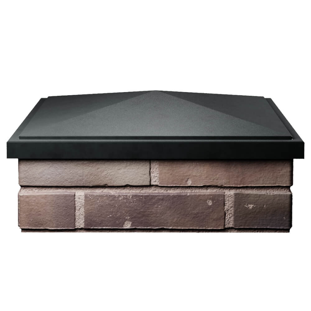 Колпак Zking БонаМоно Черный на столб 2х2 кирпича (515х515, 530х530мм) Заводоуковск фото