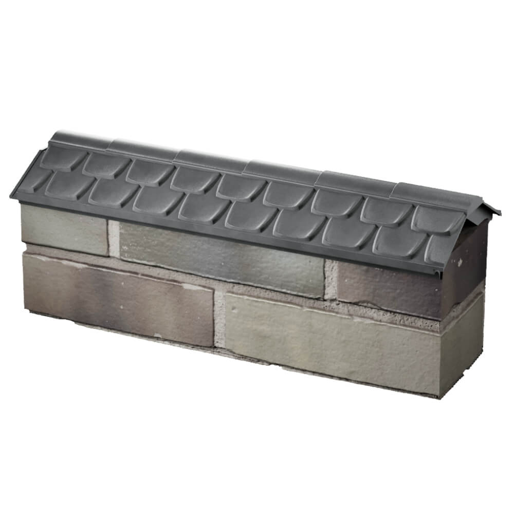 Парапет Zking Эльбрус Серый с посадкой на 0.5 кирпича (130мм) в Заводоуковске фото