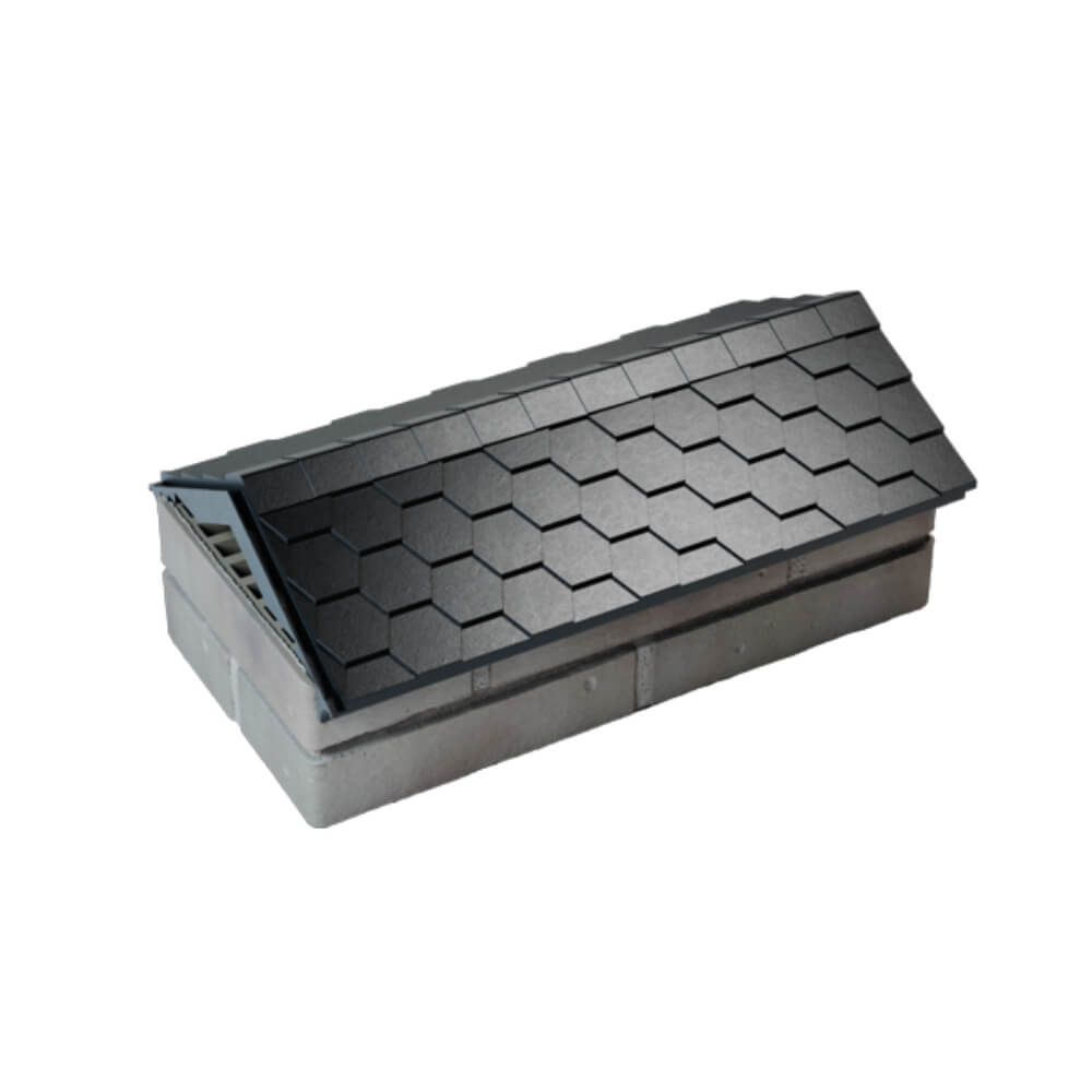 Парапет Zking Эверест Черный с посадкой на 1 кирпич (200/225/255мм) в Заводоуковске фото