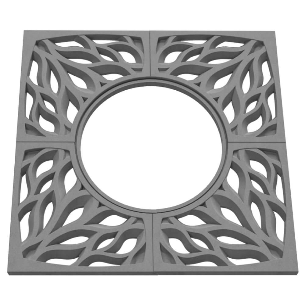 Приствольная решетка для дерева ZKING CRUST 1.2х1.2м Серая в Заводоуковске фото