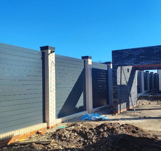 Колпак Zking Бона ХайТек Серый на столб 1.5х1.5 кирпича (385х385мм) в Заводоуковске фото