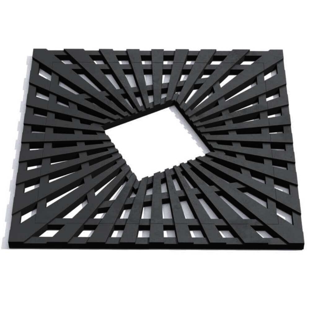 Приствольная решетка для дерева ZKING ATMOSPHERE 1.2х1.2м Черная Заводоуковск фото