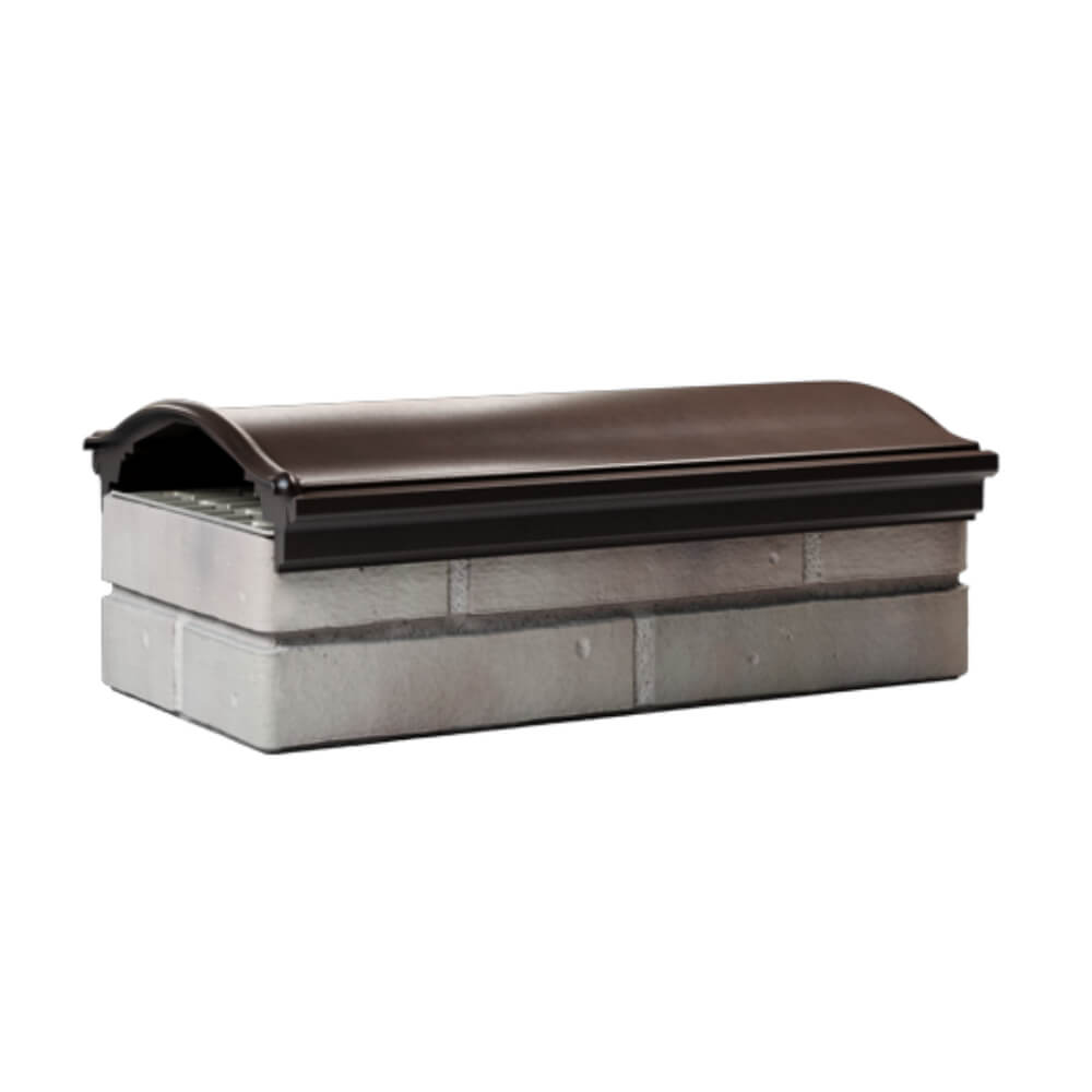 Парапет Zking Монблан Коричневый посадка на 1 кирпич (200/225/255мм) Заводоуковск фото