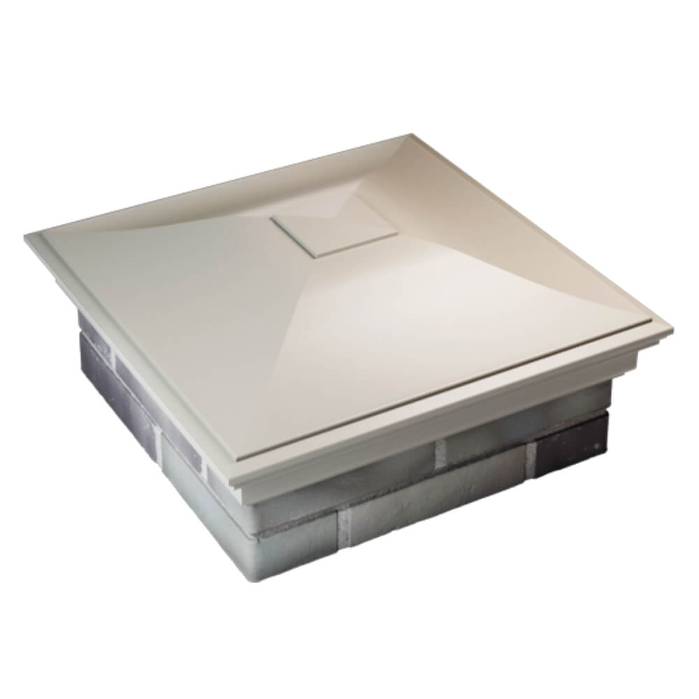 Колпак Zking Монблан Бежевый на столб 2х2 кирпича (515х515мм) Заводоуковск фото