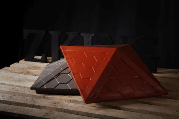 Колпак Zking Эверест Красный на столб 1.5х1.5 кирпича (390х390мм) в Заводоуковске фото