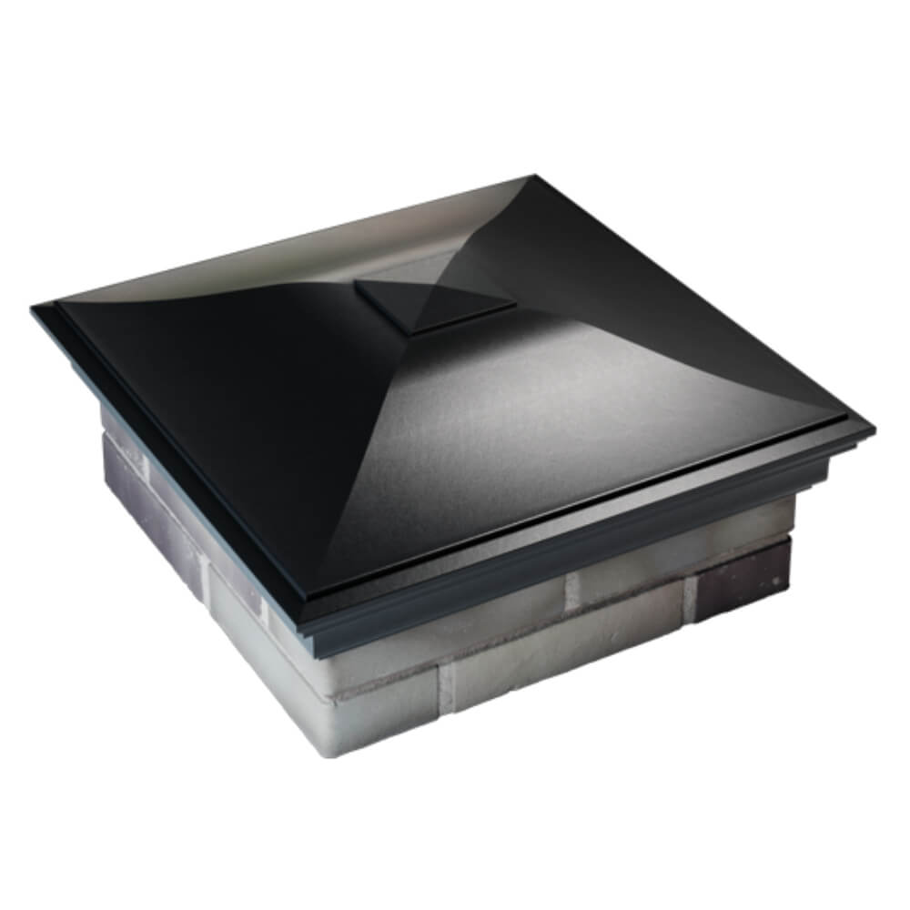 Колпак Zking Монблан Черный на столб 2х2 кирпича (515х515мм) Заводоуковск фото