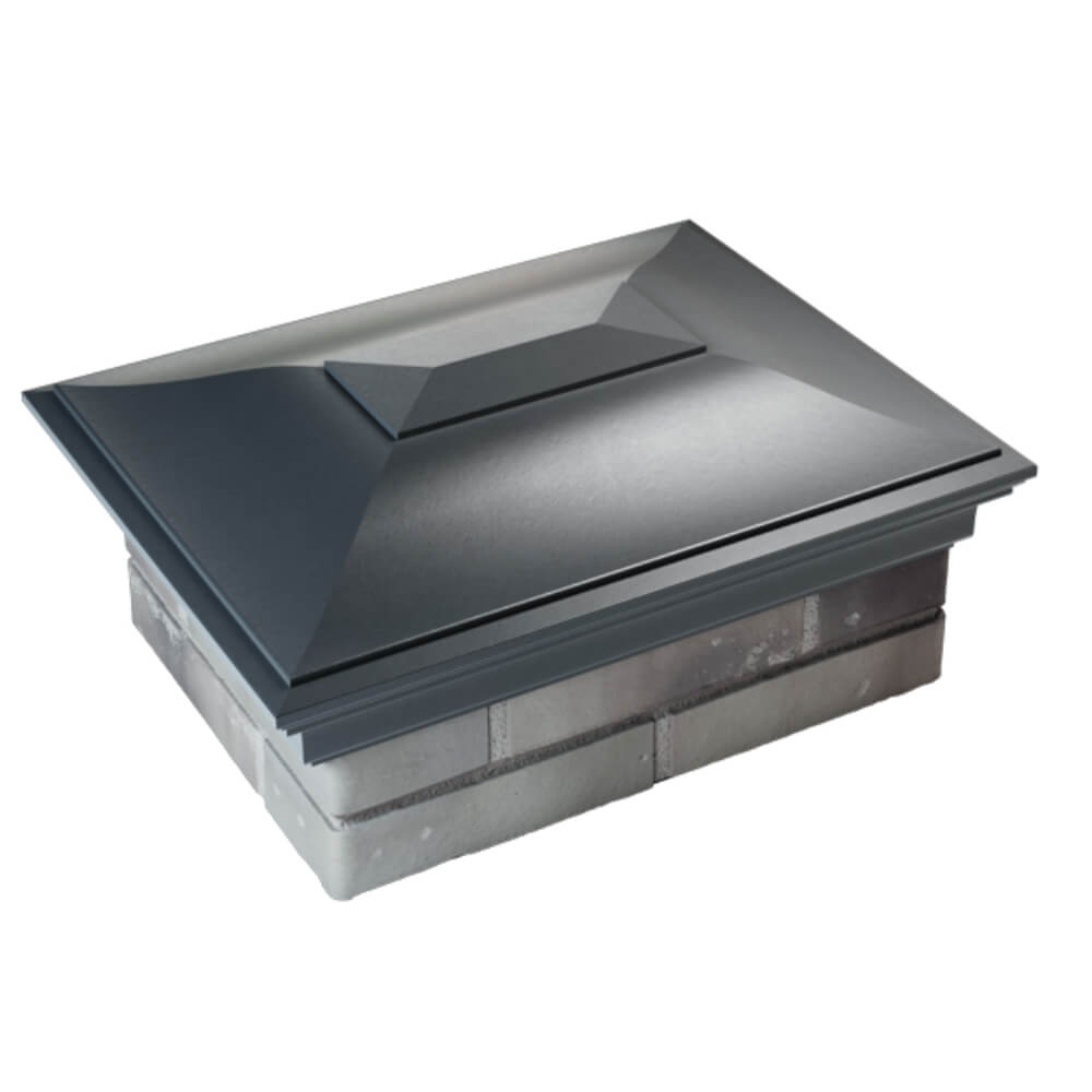 Колпак Zking Монблан Серый на столб 2х1.5 кирпича (515х385мм) Заводоуковск фото