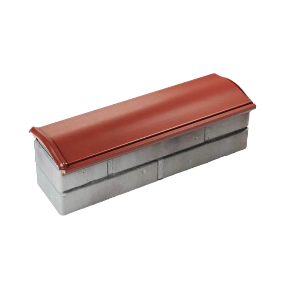 Парапет Zking Монблан Красный посадка на 0.5 кирпича (130мм) в Заводоуковске фото