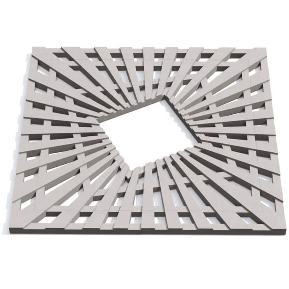 Приствольная решетка для дерева ZKING ATMOSPHERE 1.2х1.2м Бежевая Заводоуковск фото