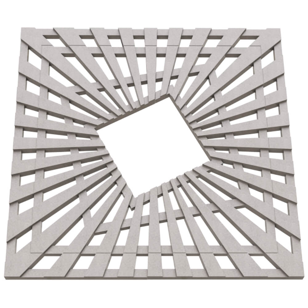 Приствольная решетка для дерева ZKING ATMOSPHERE 1.2х1.2м Бежевая в Заводоуковске фото