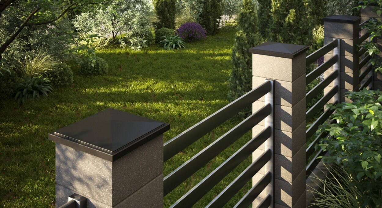 Колпак Zking БонаМоно Коричневый на столб 1.5х1.5 кирпича (385х385, 400х400мм) в Заводоуковске фото