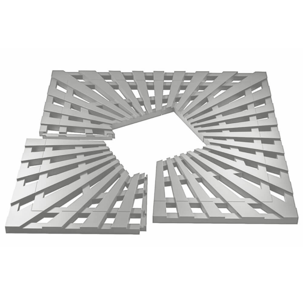 Приствольная решетка для дерева ZKING ATMOSPHERE 1.2х1.2м Бежевая в Заводоуковске фото