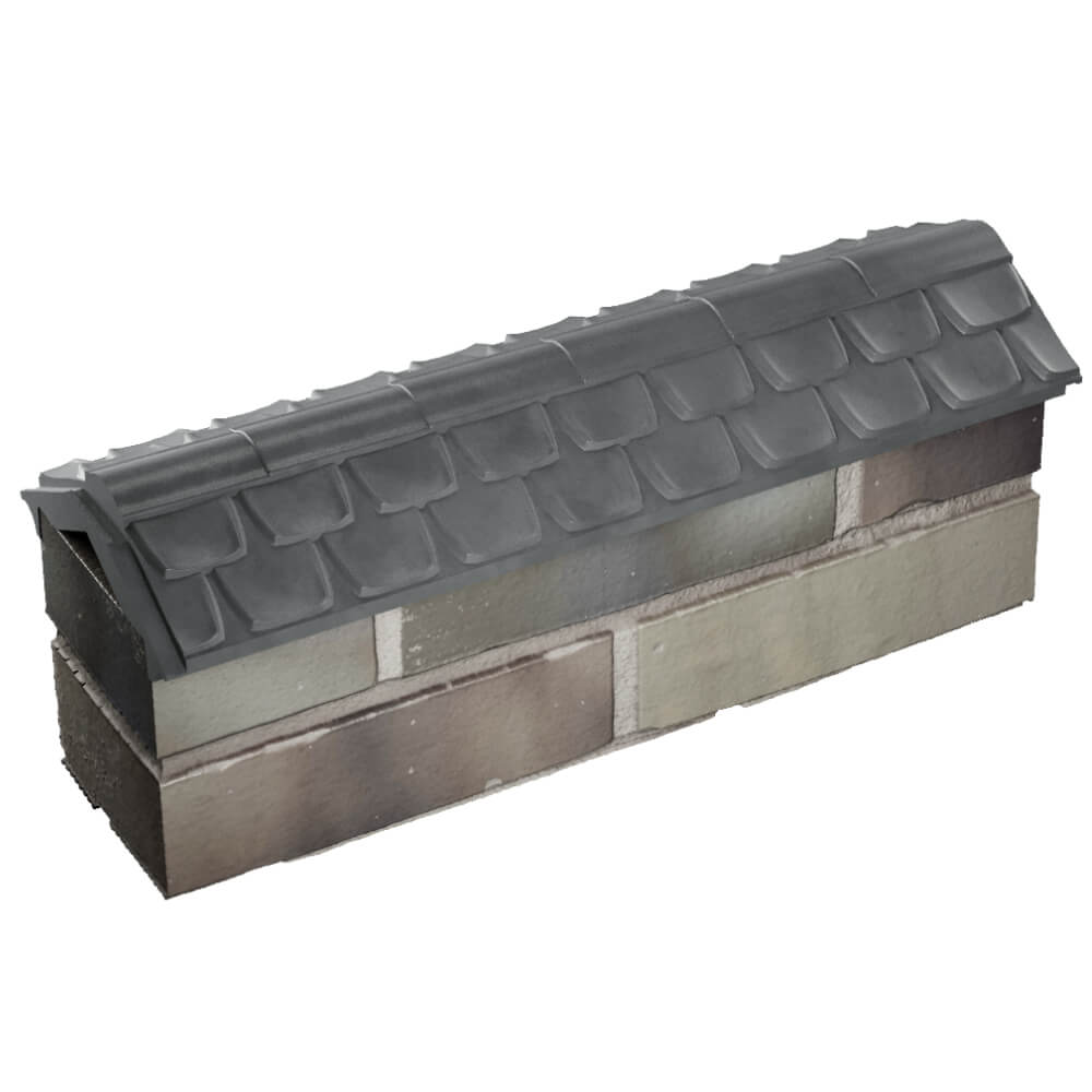 Парапет Zking Эльбрус Серый с посадкой на 0.5 кирпича (130мм) в Заводоуковске фото