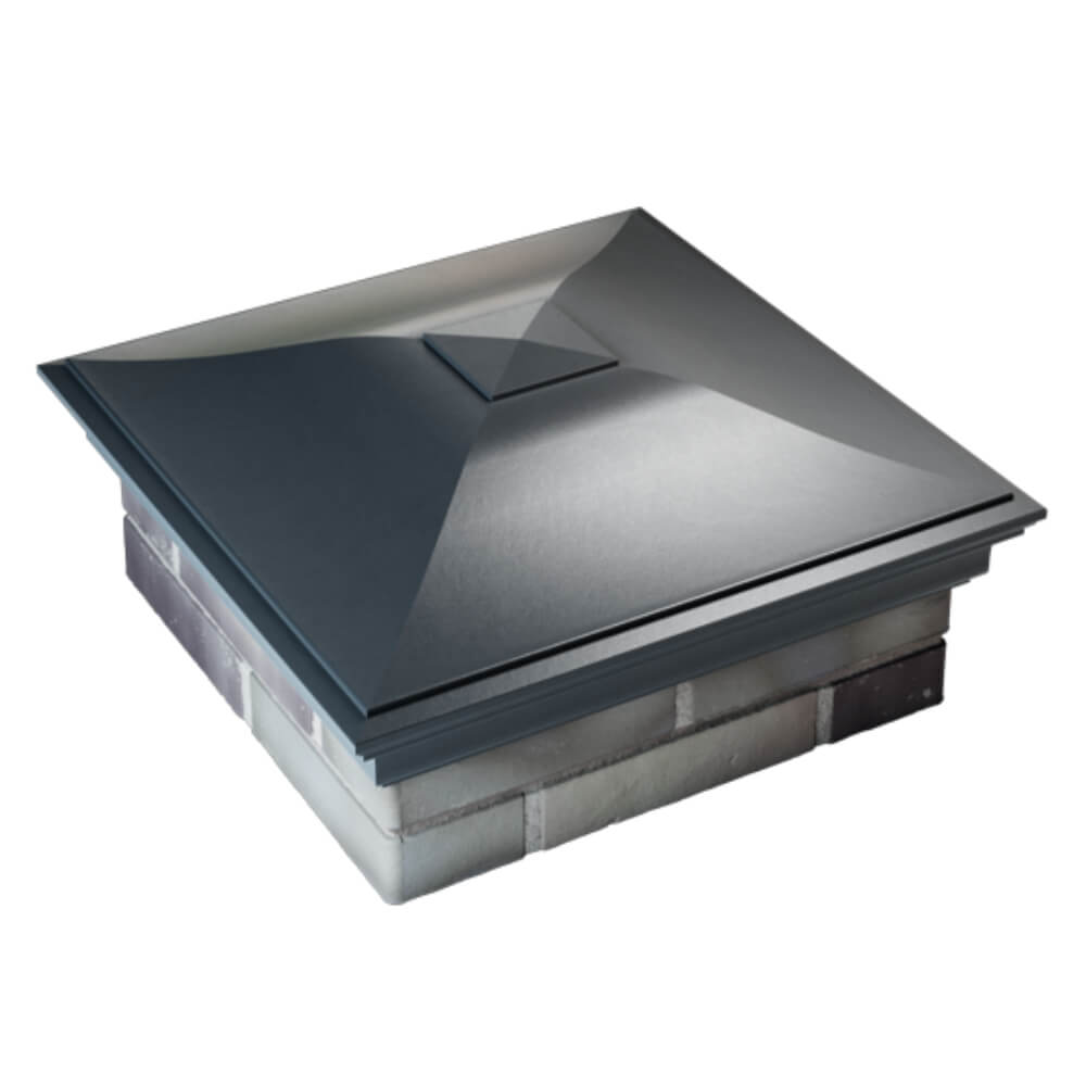 Колпак Zking Монблан Серый на столб 2х2 кирпича (515х515мм) Заводоуковск фото