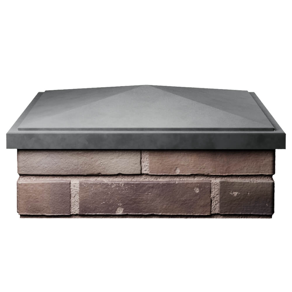 Колпак Zking БонаМоно Серый на столб 2х2 кирпича (515х515, 530х530мм) Заводоуковск фото