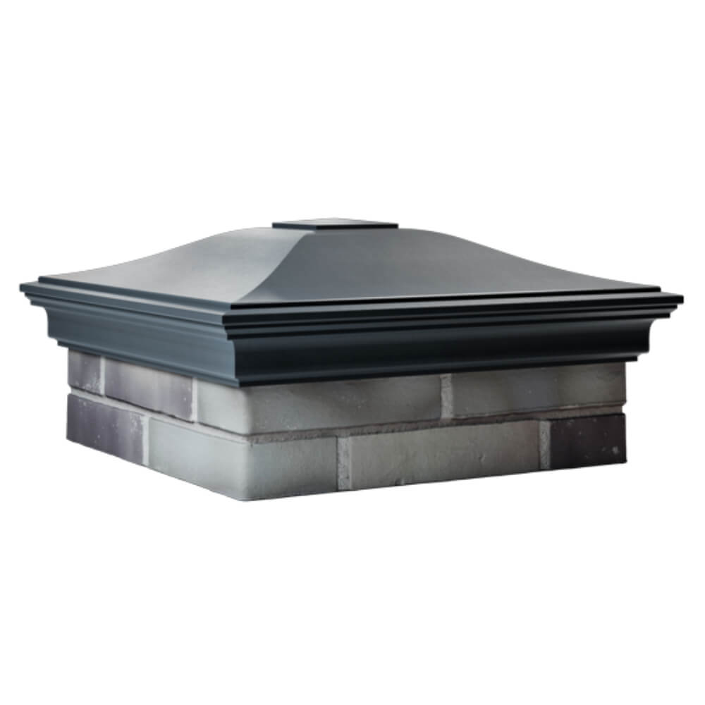 Колпак Zking Монблан Серый на столб 2х2 кирпича (515х515мм) в Заводоуковске фото