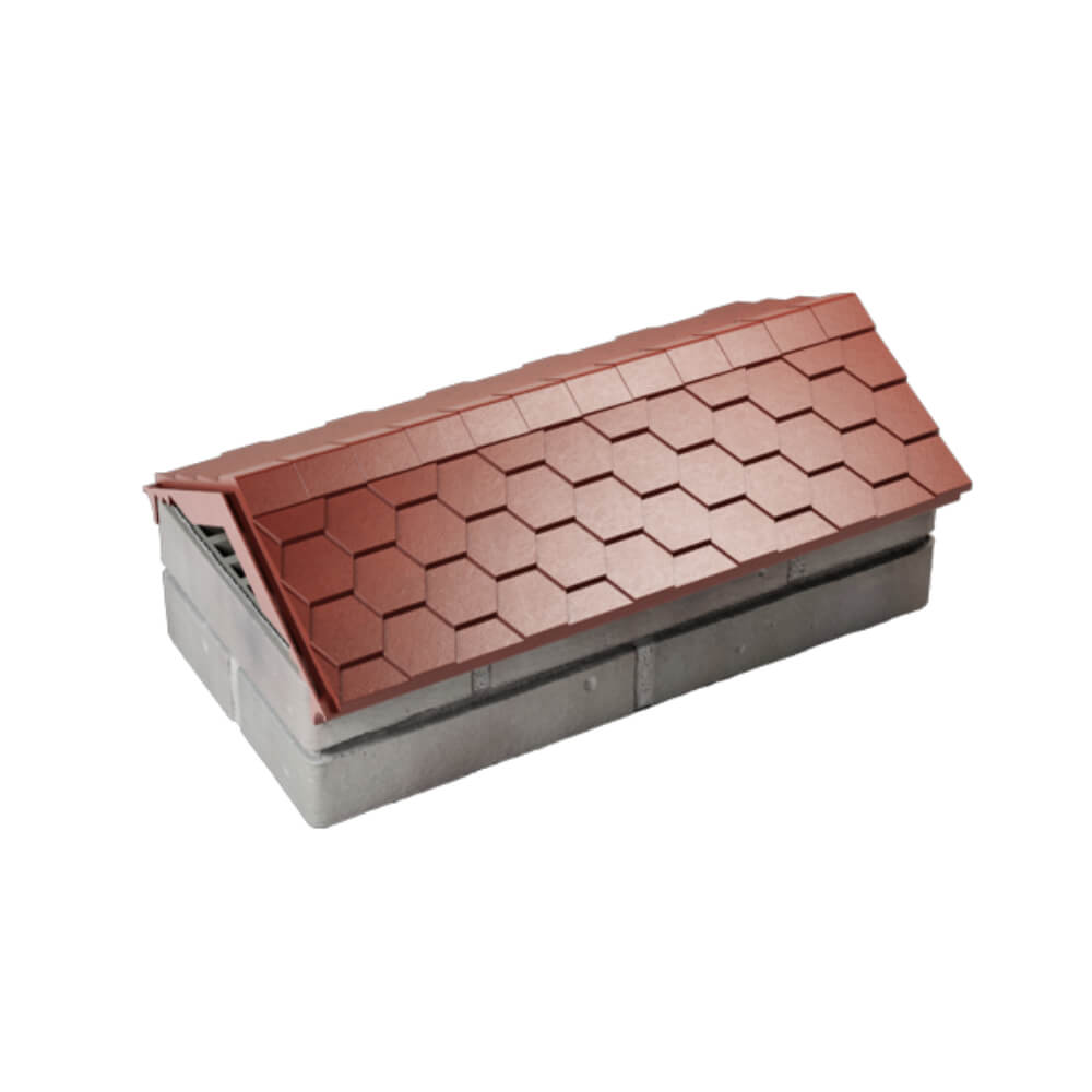 Парапет Zking Эверест Красный с посадкой на 1 кирпич (200/225/255мм) в Заводоуковске фото