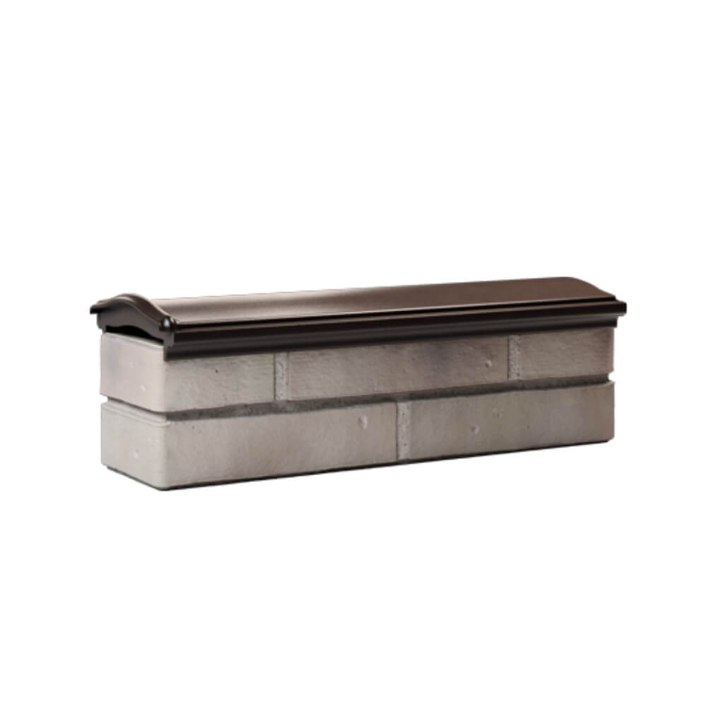 Парапет Zking Монблан Коричневый посадка на 0.5 кирпича (130мм) Заводоуковск фото