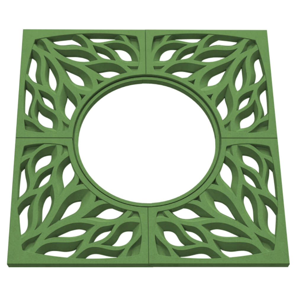 Приствольная решетка для дерева ZKING CRUST 1.2х1.2м Зеленая в Заводоуковске фото