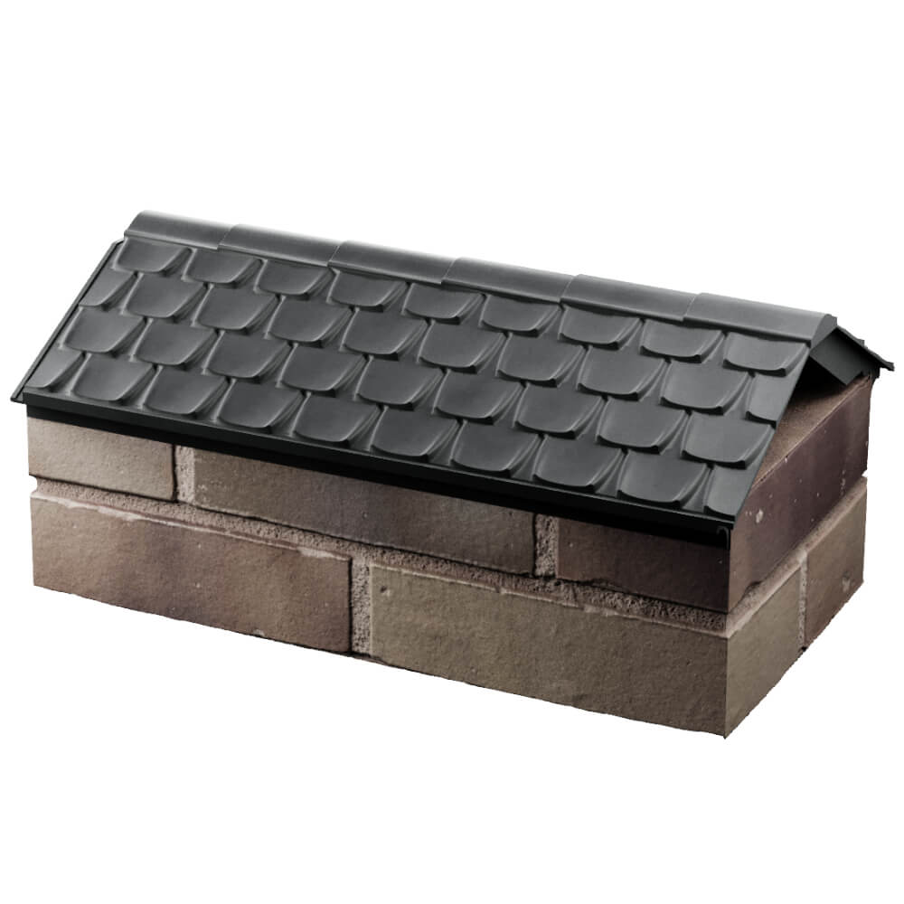 Парапет Zking Эльбрус Серый с посадкой на 1 кирпич (255мм) в Заводоуковске фото