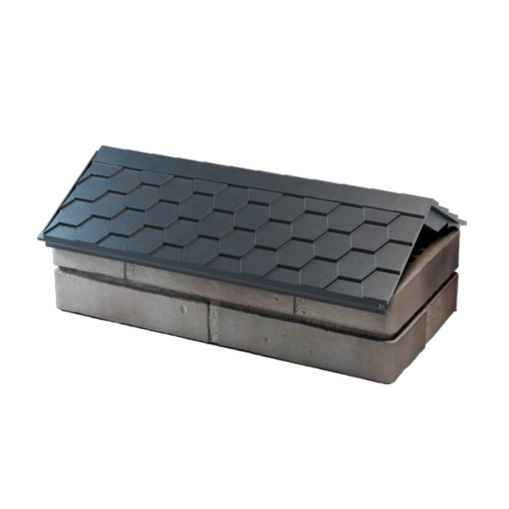 Парапет Zking Эверест Серый с посадкой на 1 кирпич (200/225/255мм) в Заводоуковске фото