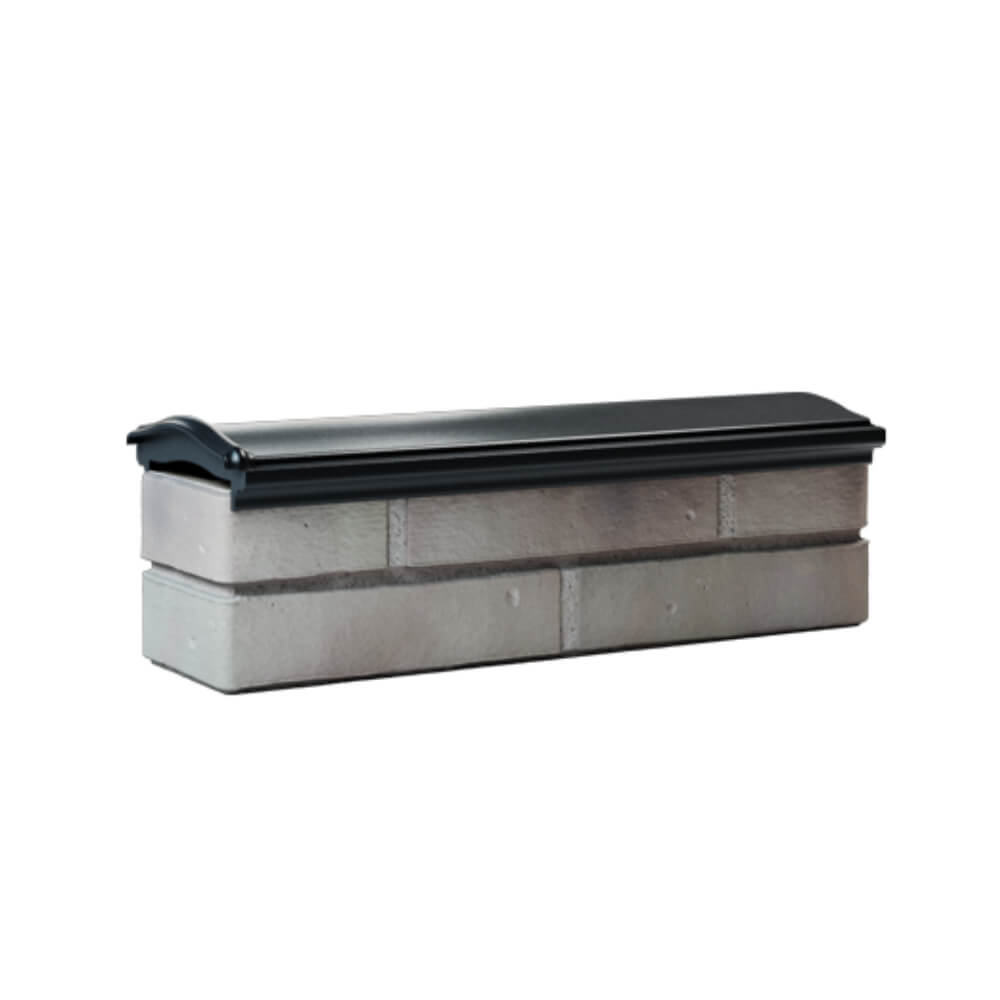 Парапет Zking Монблан Черный посадка на 0.5 кирпича (130мм) Заводоуковск фото