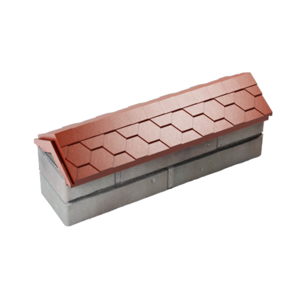Парапет Zking Эверест Красный с посадкой на 0.5 кирпича (130мм) в Заводоуковске фото