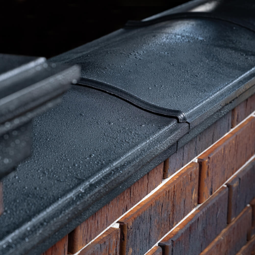 Парапет Zking Монблан Черный посадка на 0.5 кирпича (130мм) в Заводоуковске фото