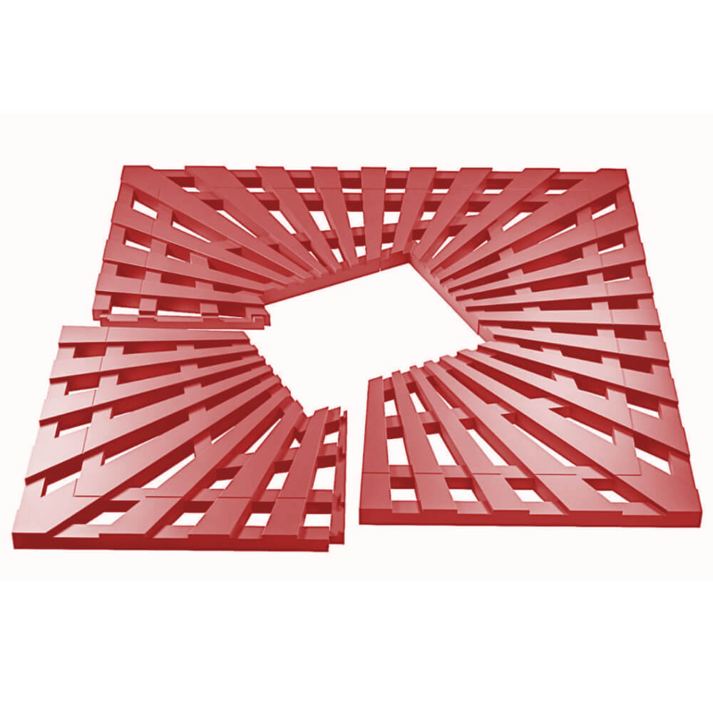 Приствольная решетка для дерева ZKING ATMOSPHERE 1.2х1.2м Красная в Заводоуковске фото