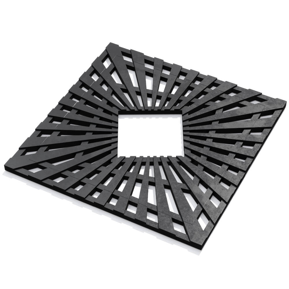 Приствольная решетка для дерева ZKING ATMOSPHERE 1.2х1.2м Черная в Заводоуковске фото