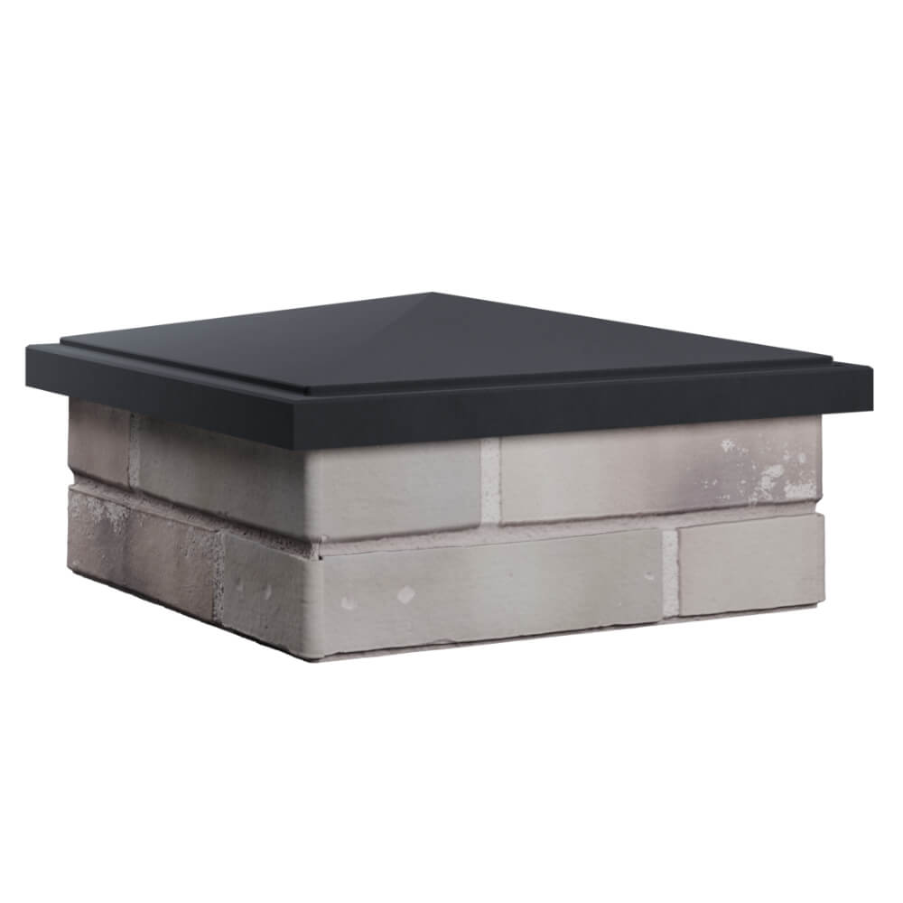 Колпак Zking БонаМоно Серый на столб 1.5х1.5 кирпича (385х385, 400х400мм) в Заводоуковске фото