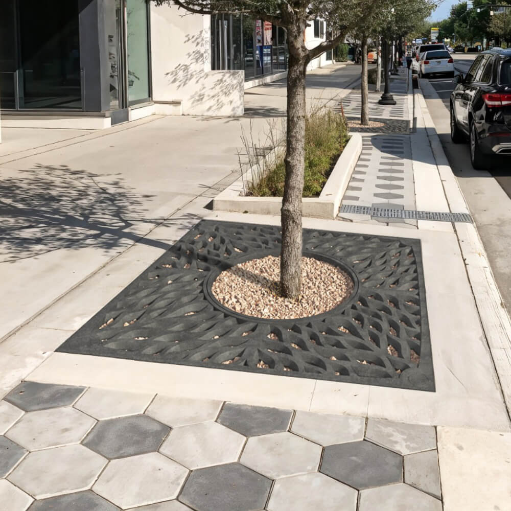 Приствольная решетка для дерева ZKING CRUST 2х2м Черная в Заводоуковске фото